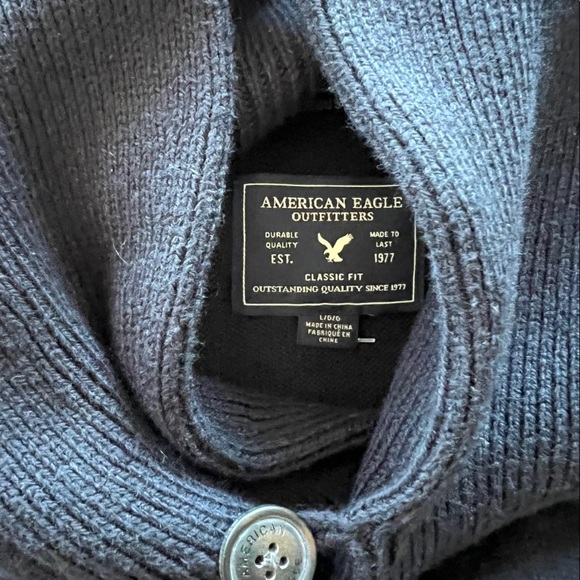 American eagle knit sweater, navy - Picture 4 of 4